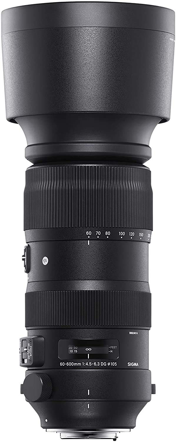 Sigma 60-600mm f/22-32 Fixed Zoom F4.5-6.3 DG OS HSM Camera